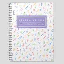 Cute Alphabet Pattern - Kids or Teacher Notebook