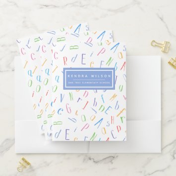 Cute Alphabet Pattern - Kids or Teacher 