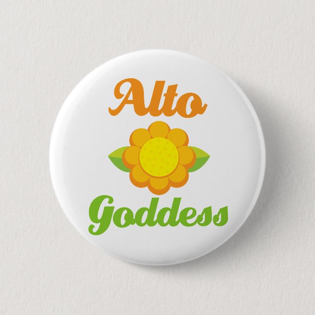 Cute Alto Goddess Button (Front)