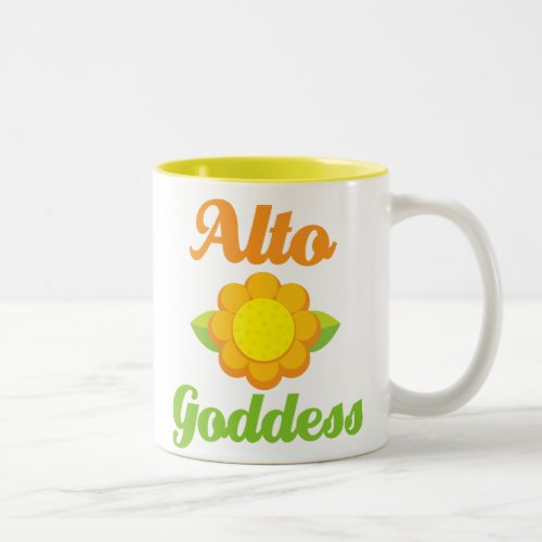 Cute Alto Goddess Two_Tone Coffee Mug