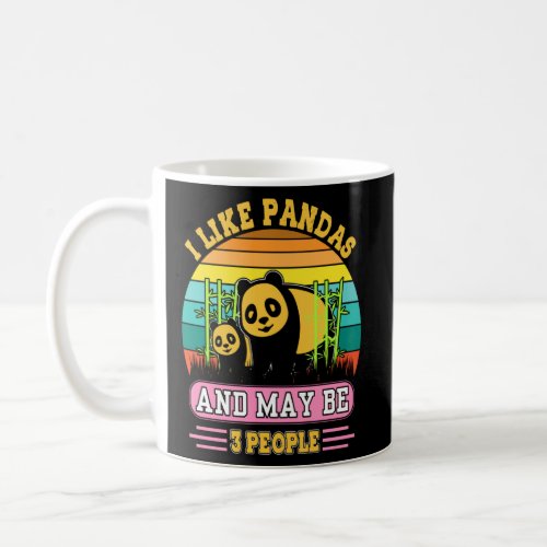 Cute amazing panda quote for animal enthusiasts  5 coffee mug