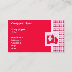 Cute Ambulance Business Card