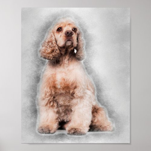 Cute American Cocker Spaniel Decoration