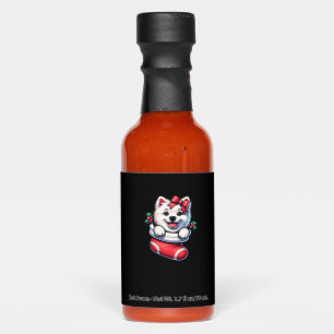 Cute American Eskimo Christmas Stocking Classic T- Hot Sauces