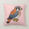 Cute American Kestrel Throw Pillow