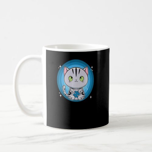 Cute American Shorthair Cat Autism Awareness  Coffee Mug
