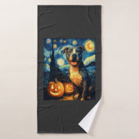 Cute American Staffordshire Terrier Dog Halloween 