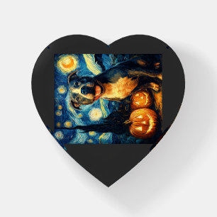 Cute American Staffordshire Terrier Dog Halloween Paperweight