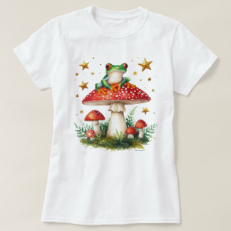 Cute Amphibian Frog Graphic T-Shirt