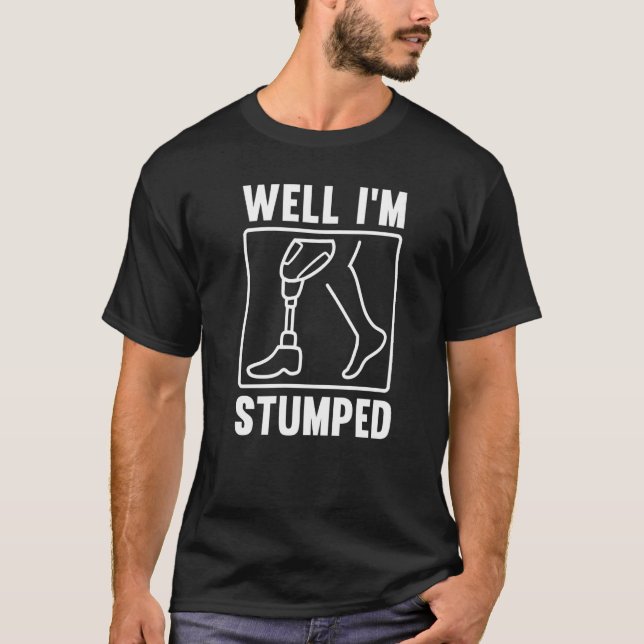 Cute Amputee For Men Women Kids Amputation Handica T-Shirt (Front)