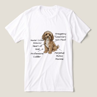Cute Anatomy of a Cockapoo Dog Lover Gift Tri-Blend Shirt