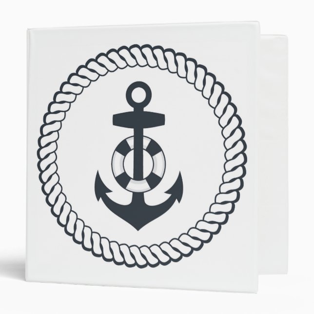 Cute Anchor Binder (Front/Inside)