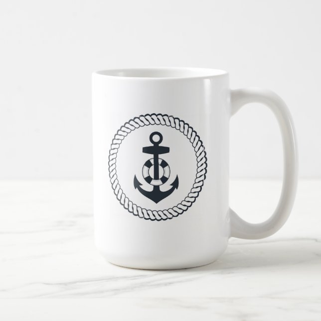 Cute Anchor Coffee Mug (Right)