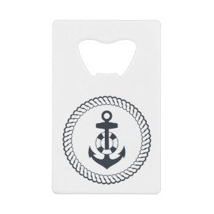 Cute Anchor Credit Card Bottle Opener