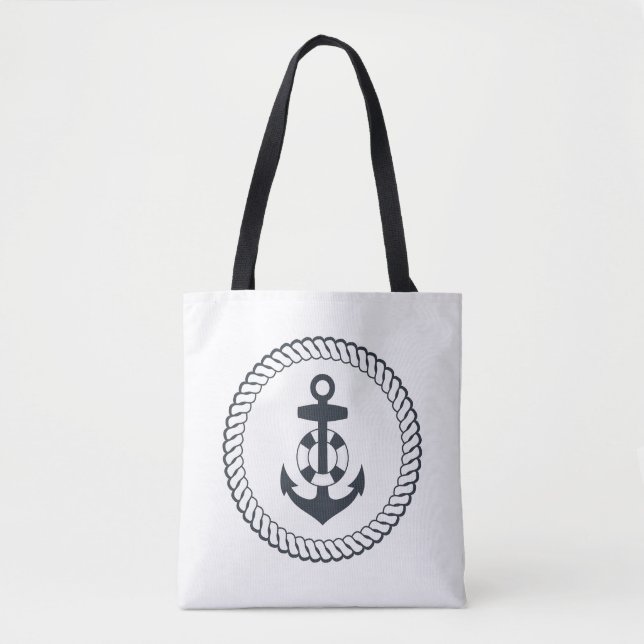 Cute Anchor Tote Bag (Front)