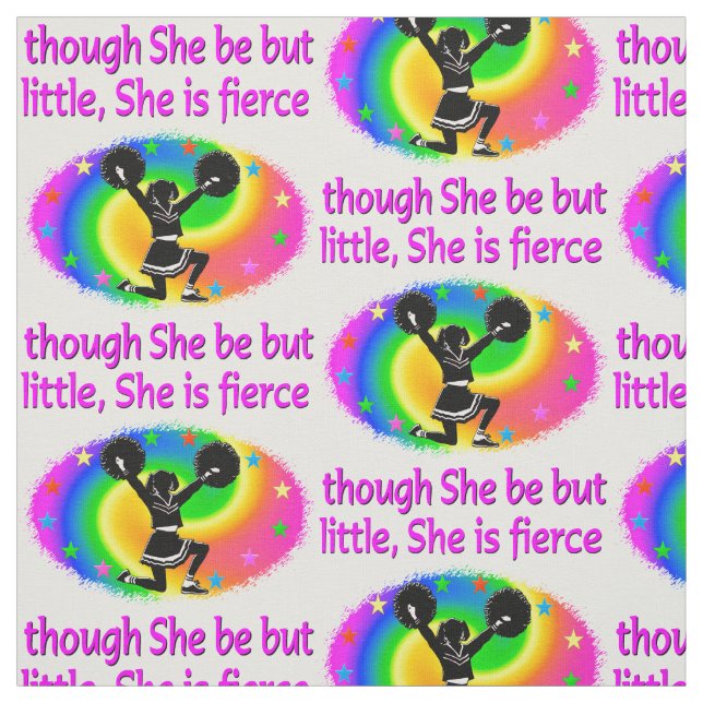 CUTE AND ADORABLE CHEERLEADER FABRIC (Swatch)