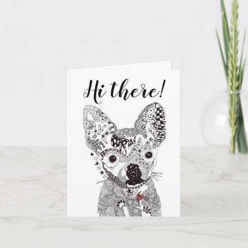 Cute and Adorable Chihuahua Greeting Card