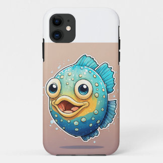 Cute and adorable fish design iPhone cover