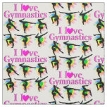 CUTE AND ADORABLE GYMNAST FABRIC