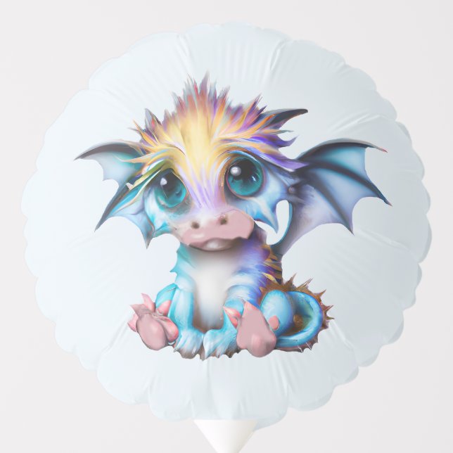 Cute and Adorable Kawaii Baby Dragon Balloon (Front)