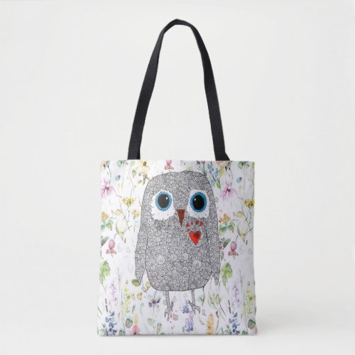 Cute and Adorable Owl Tote Bag