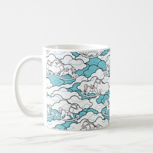 Cute and Adorable Rocking Horse Coffee Mug