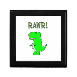 Cute and Angry T-Rex RAWR Jewelry Box