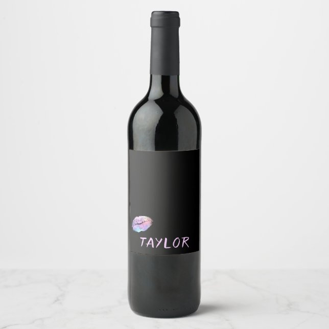 Cute and Chic Wine Label (Front)