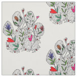 Cute and Colorful A D O P T Pet Paw Fabric