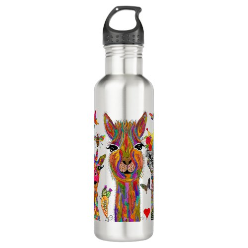 Cute and Colorful Animal Assortment Water Bottle