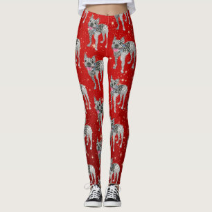 Cute and Colorful Boston Terrier Leggings