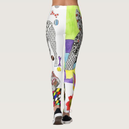 Pattern Print Boston Terrier Women Leggings