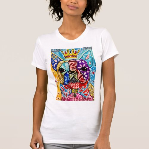 Cute and Colorful Boston Terrier T_Shirt