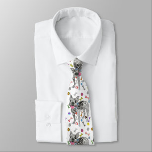 Cute and Colorful Boston Terrier Tie