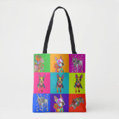 CafePress Boston Terrier Valentine Tote Bag - Natural Canvas Reusable Shopping Bag