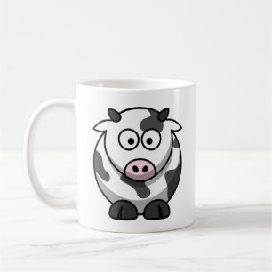 Cute and colorful Cartoon Dairy Cow. Coffee Mug