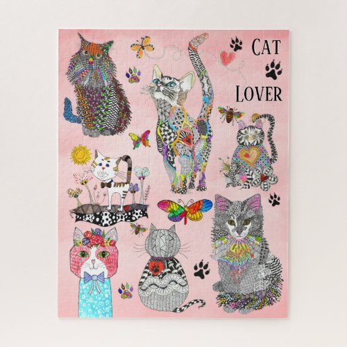 Cute and Colorful Cat Assortment Puzzle