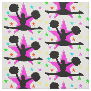 CUTE AND COLORFUL CHEERLEADING FABRIC