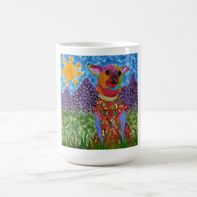 Cute and Colorful Chihuahua Mug (Center)
