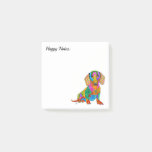 Cute and Colorful Dachshund Post-it Notes