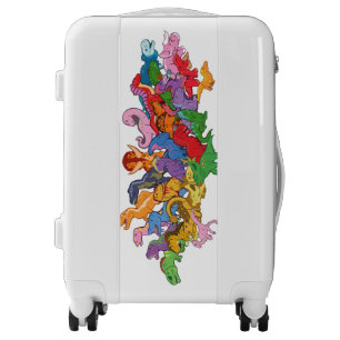 Cute and Colorful Dinosaurs Luggage