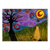 Cute and Colorful Dog Greeting Card (Front Horizontal)