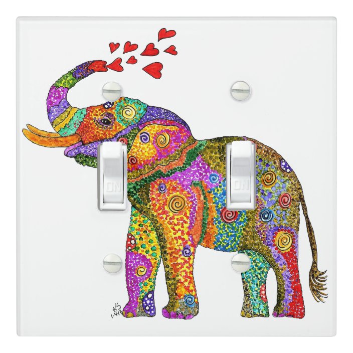 elephant light switch cover