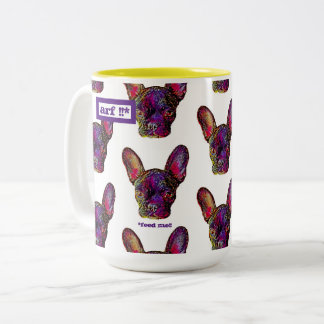 Cute and Colorful Frenchie Coffee Mug