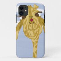 Cute And Colorful Giraffe