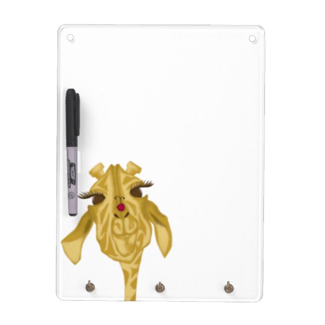 Cute And Colorful Giraffe Dry Erase Board (Front)
