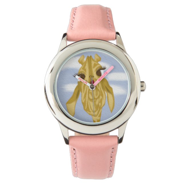Cute And Colorful Giraffe Watch (Front)