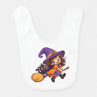 Cute and Colorful Halloween Baby Bib