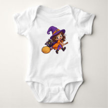 Cute and Colorful Halloween Baby Bodysuite
