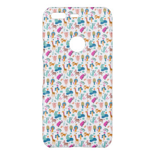Cute and Colorful Jungle Animals Pattern Uncommon Google Pixel Case